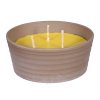 Svíčka proti hmyzu CITRONELLA žardinka 420g d16x7cm