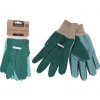 rukavice 1 pár, BAVLNA, tečky PVC, dámské, zahradní