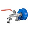 Kohout výpustný 1/2" + vývod 3/4" s redukcí na IBC nádrž S60x60