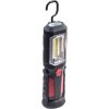Pracovní LED svítilna COB+1 LED s hákem, magnet