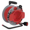 Prodlužovací kabel na bubnu 25 m / 1 zásuvka / červený / PVC / 230 V / 1,5 mm2