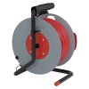 Prodlužovací kabel na bubnu 25 m / 1 zásuvka / červený / PVC / 230 V / 1,5 mm2