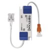 LED přisazené svítidlo NEXXO, čtvercové, stříbrné, 21W, se změnou CCT