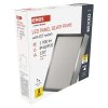 LED přisazené svítidlo NEXXO, čtvercové, stříbrné, 21W, se změnou CCT