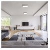 LED přisazené svítidlo NEXXO, čtvercové, stříbrné, 21W, se změnou CCT