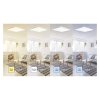LED přisazené svítidlo RIVI, obdélníkové 25W, stmív. se změnou CCT