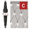 Standard LED spojovací vánoční řetěz – síť, 1,5x2 m, venkovní, studená bílá
