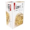 LED vánoční drop řetěz, 12 m, venkovní i vnitřní, teplá bílá, časovač