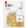 LED vánoční drop řetěz – rampouchy, 1,7 m, venkovní i vnitřní, teplá bílá, programy