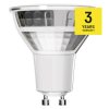LED žárovka Classic MR16 stříbrná/ GU10 / 3 W (32 W) / 345 lm / studená bílá