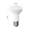 LED žárovka Classic R63 / E27 / 7 W (60 W) / 806 lm / teplá bílá
