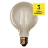 LED žárovka Vintage G95 / E27 / 4,5 W (40 W) / 420 lm / teplá bílá