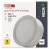 LED přisazené svítidlo NEXXO, kruhové, bílé, 7,6W, neutrální bílá