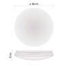 LED přisazené svítidlo TIVI, A CLASS, kruhové bílé 11W, IP44, neutrální bílá