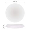 LED přisazené svítidlo FIONI, kruhové bílé 24W neutrální b., IP44