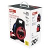 Počasí odolný prodluž. kabel na bubnu 20 m / 3 zásuvky / modrý / PVC / 230 V / 1,5 mm2