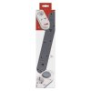 Prodlužovací kabel 3 m / 5 zásuvky / s vypínačem / bílý / 1× USB-A + 1× USB-C / 1,5 mm2