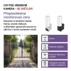 GoSmart Venkovní otočná kamera IP-310 TORCH s WiFi a světlem, bílá