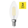 LED žárovka Filament svíčka / E14 / 3,4 W (40 W) / 470 lm / teplá bílá