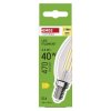 LED žárovka Filament svíčka / E14 / 3,4 W (40 W) / 470 lm / teplá bílá