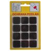 Filcová ochrana samolepící | 105H - hnědá 28x28x3 mm