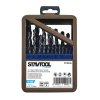 STAVTOOL Sada vrtáků do kovu HSS-R | 1-10 mm 19 dílů, kovový obal