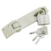 STAVTOOL Petlice na visací zámek + zámek | 160x40 mm