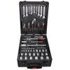 STAVTOOL Sada nářadí v pojízdném boxu 188 dílů | 370x210x520 mm, hliníkový box