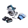 XTLINE Aku kotoučová pila bezuhlíková 18 V, 165 mm + baterie 5.0 Ah + nabíječka 3.5 A + box