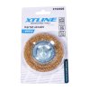 XTLINE Kartáč radiální vlnitý, válcová stopka | 100 mm