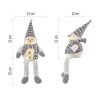 LED vánoční sněhulák sedící, 31 cm, 3x AA, vnitřní, teplá bílá