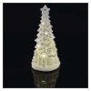 LED keramický stromek se sněhuláky, 33,5 cm, 2x AA, vnitřní, teplá bílá