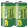 Zinková baterie GP Greencell C (R14), 2 ks