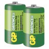 Zinková baterie GP Greencell C (R14), 2 ks
