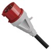 Venk. prodl. kabel na bubnu 33 m / 3 zásuvky / černý / guma / 230V/400V / 2,5 mm2