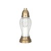 Lampa hřbitovní DEKOR SRDCE MINI skleněná 170g 11x29cm