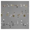 LED vánoční girlanda – šišky, 1,7 m, 2x AA, vnitřní, teplá bílá