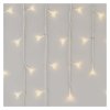 LED vánoční rampouchy, 5 m, venkovní i vnitřní, teplá bílá, ovladač, programy, časovač