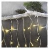 LED vánoční rampouchy, 5 m, venkovní i vnitřní, teplá bílá, ovladač, programy, časovač