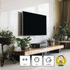 Prodlužovací kabel 5 m / 4 zásuvky / černý / PVC / 1 mm2