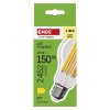 LED žárovka Filament A70 / E27 / 18 W (150 W) / 2452 lm / teplá bílá