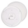 LED přisazené svítidlo TIVI, B CLASS, kruhové bílé 8,6W, IP44, teplá bílá