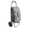 taška s kol., KÁRO hnědé, (24kg) přední, boční kapsy, textil