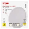 LED přisazené svítidlo RORI kruhové, bílé, 17W, se změnou CCT