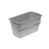 vědro 13l hran.,41x22x22,5cm, sever.šedé, plast