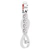 Prodlužovací kabel 1,4 m / 6 zásuvek / bílý / PVC / 1 mm2