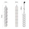 Prodlužovací kabel 1,4 m / 6 zásuvek / bílý / PVC / 1 mm2
