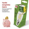 LED žárovka Filament svíčka A CLASS / E14 / 3,8 W (60 W) / 806 lm / neutrální bílá