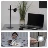 LED stolní lampa SOPHIE, nabíjecí, černá