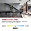 LED přisazené svítidlo FLORI kruhové, černé, 18W, neutrální bílá